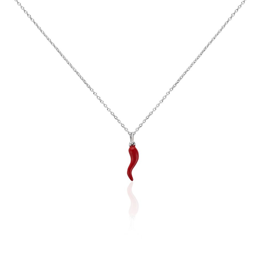 Collier Cornucopia Argent Blanc