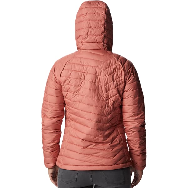 Doudoune randonnée COLUMBIA POWDER LITE HOODED JKT DARK CORAL