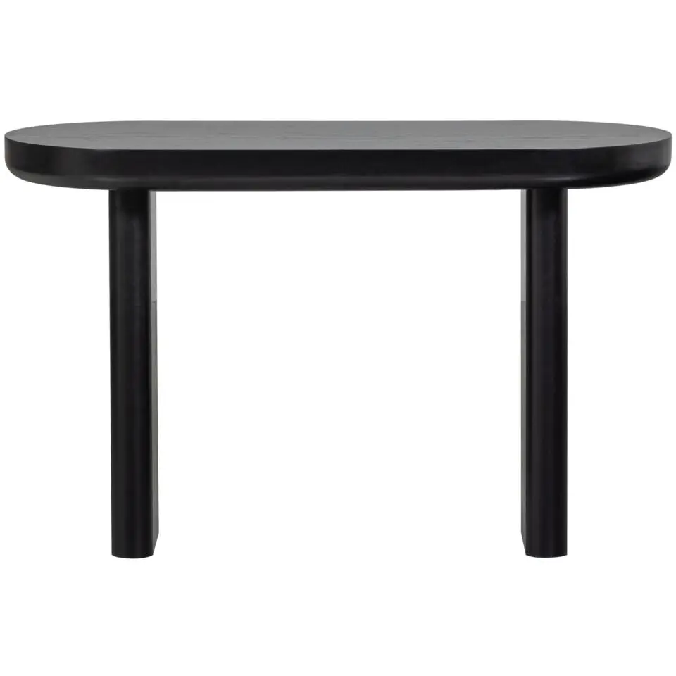 WOOOD Mael Bureau/Sidetable - Fineer - Zwart - 75x120x50