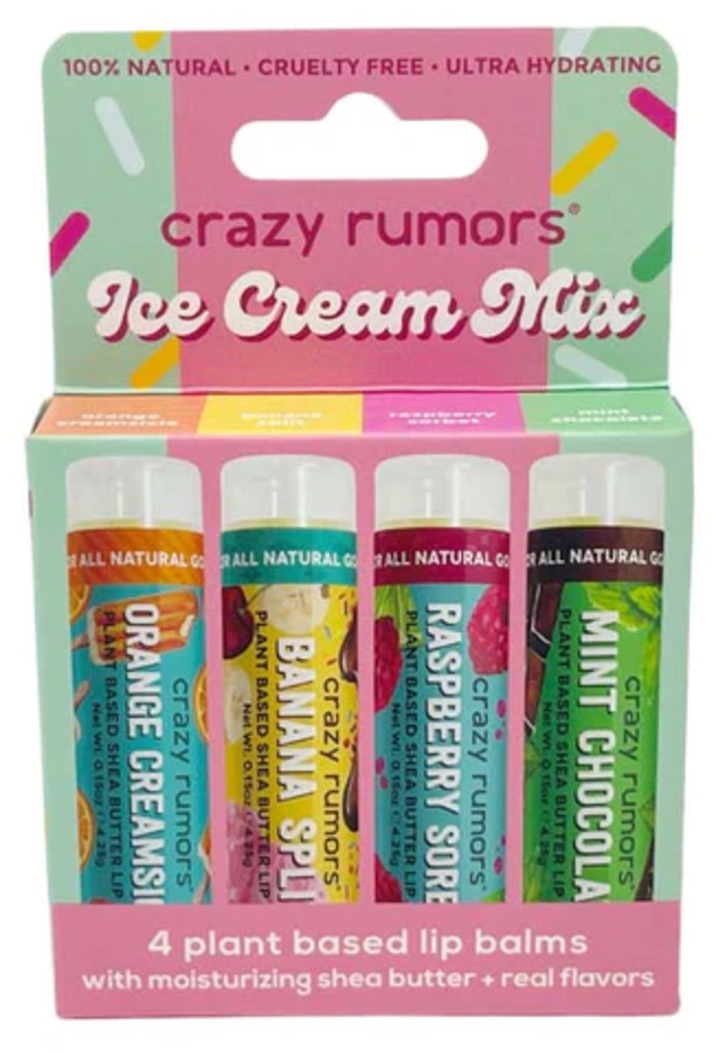 Crazy Rumors  Mixed Pack Ice Cream Mix, 4 Stk