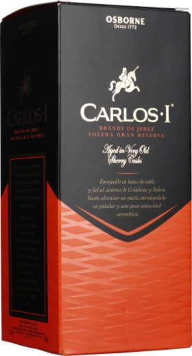 CARLOS I BRANDY SOLERA GRAN RESERVA 70CL