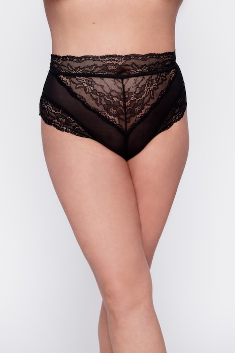 Stringpanty, Spitze, Ouvert, High Waist