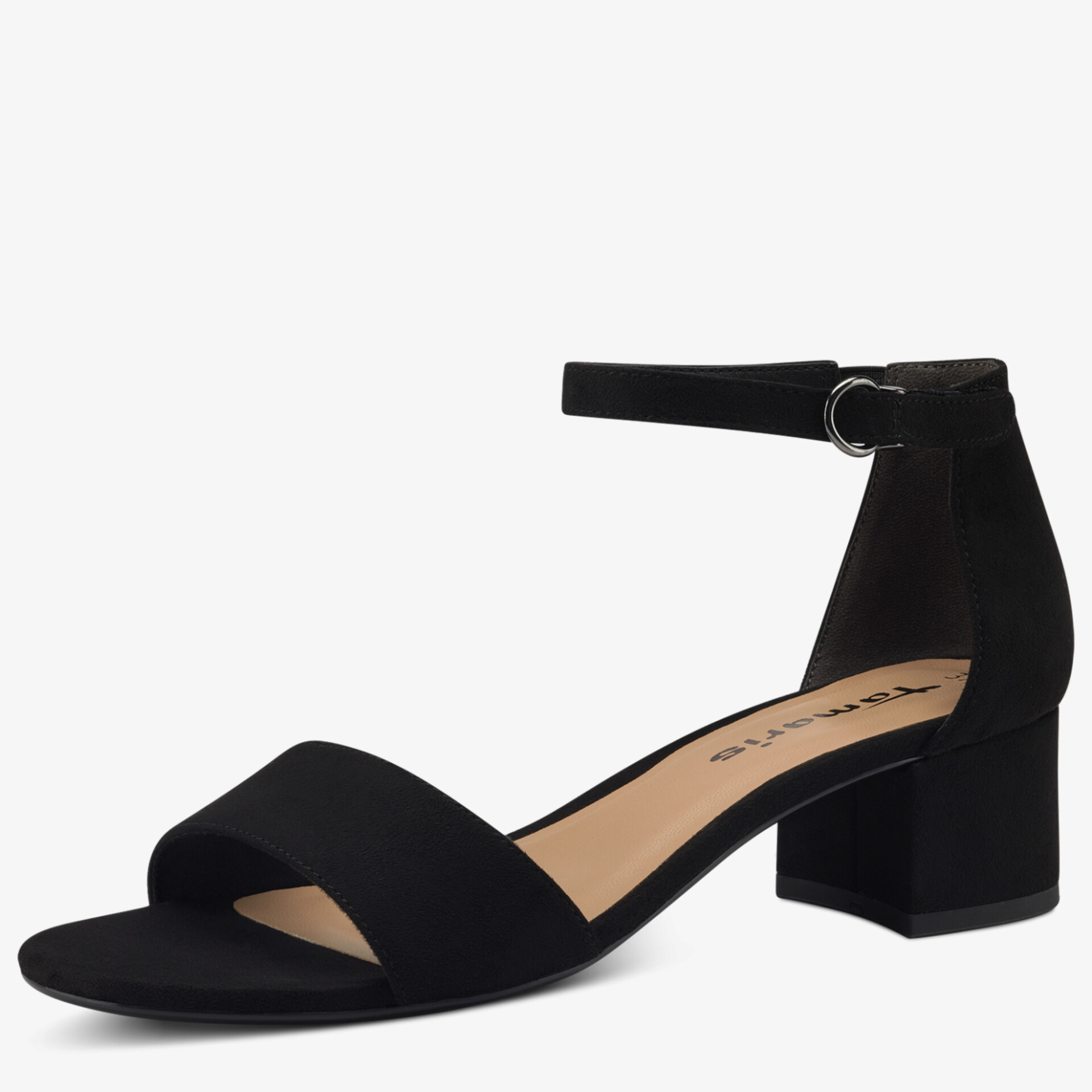 Tamaris Damen Riemchensandalen schwarz