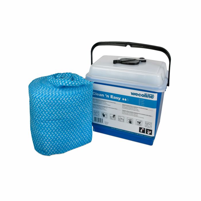 150st Wecoline Clean 'n Easy Interieur Doek 36x30cm Blauw 150 Stuks (4004188074231)