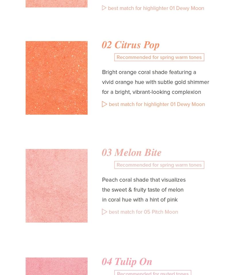 Glint - Baked Blush - 9 kleuren
