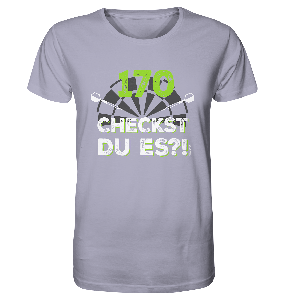 DartSturm - 170 Checkst du es - Organic Shirt