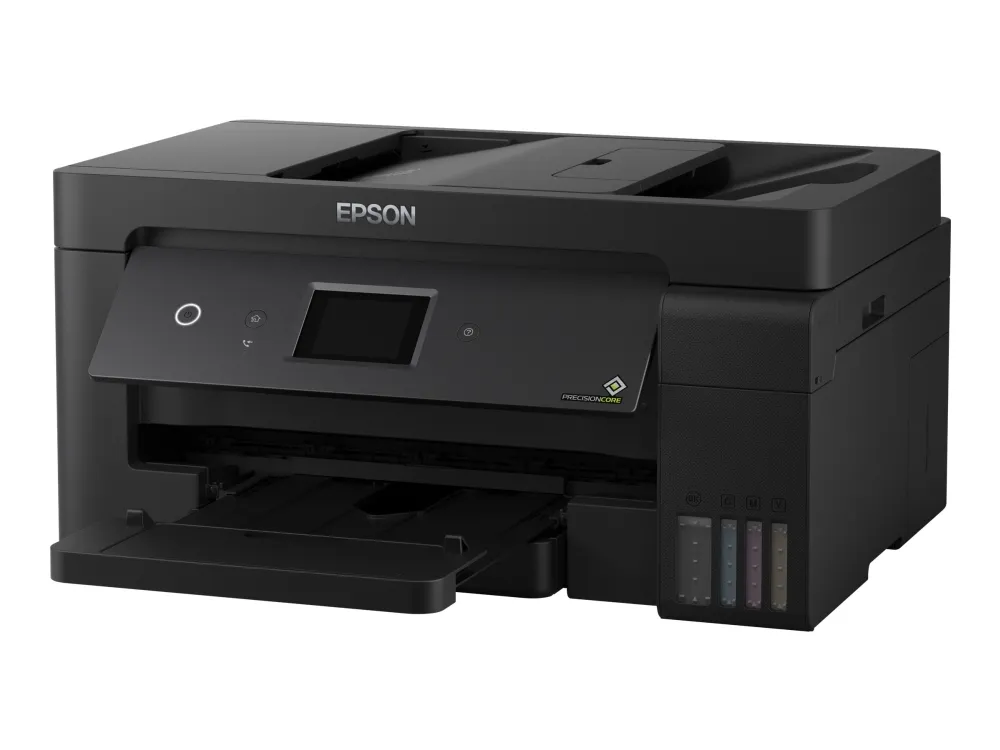 Epson EcoTank ET-15000 - Multifunktionsprinter - farve - blækprinter - A3/Ledger (297 x 432 mm) (original) - A3/Ledger (medie) - op til 11.5 spm (kopiering) - op til 17 spm (udskriver) - 270 ark - 33.6 Kbps - USB 2.0, LAN, Wi-Fi