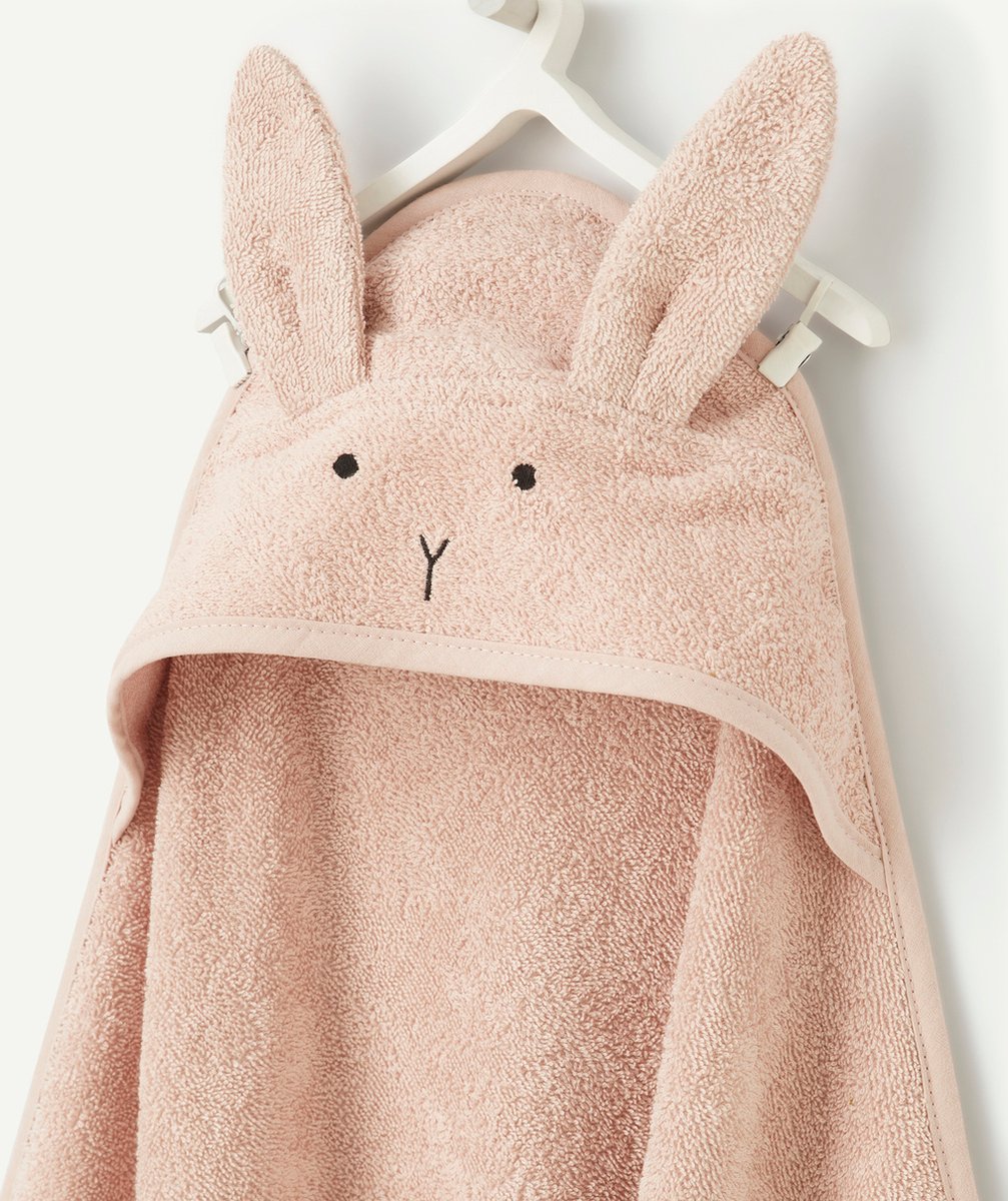 LIEWOODCAPE DE BAIN BÉBÉ EN COTON BIOLOGIQUE ALBERT LAPIN BRUN