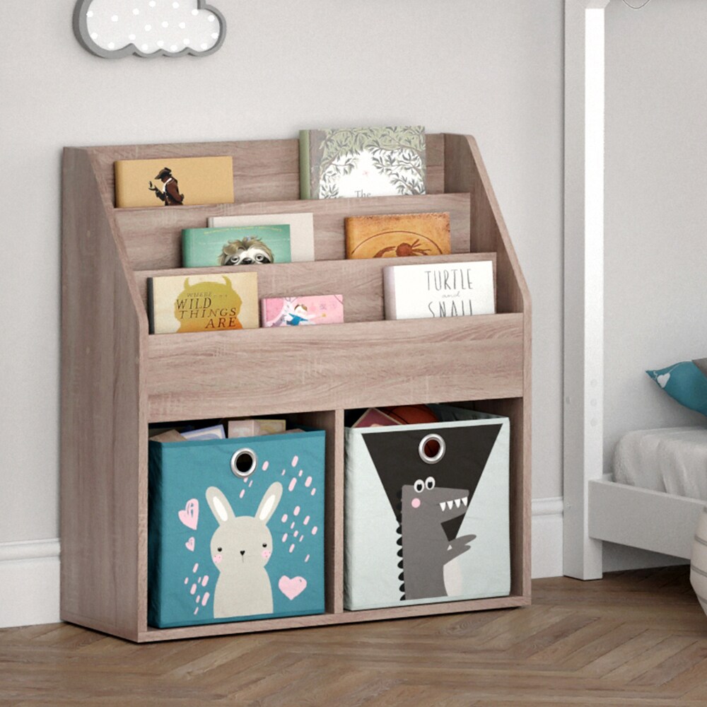 Vicco Kinderregal Luigi Spielzeugablage Bücherregal Aufbewahrungsregal Comic Sonoma