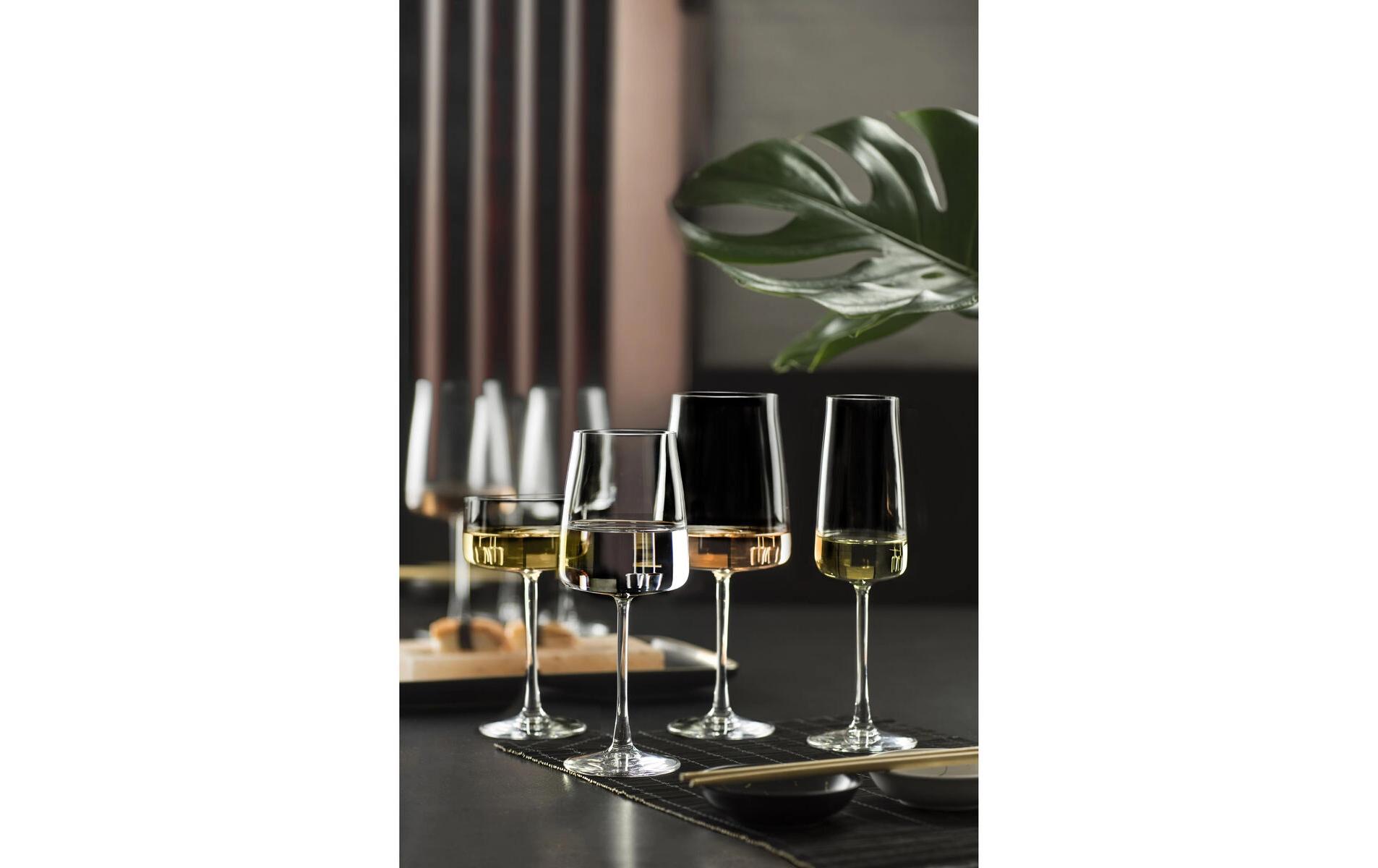 Champagnerglas Zero 4 Stück, 30 clSektgläser Set aus ultraklarem Kristallglas