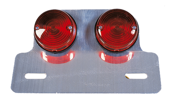 Dafy Moto - Plaque double feux ronds