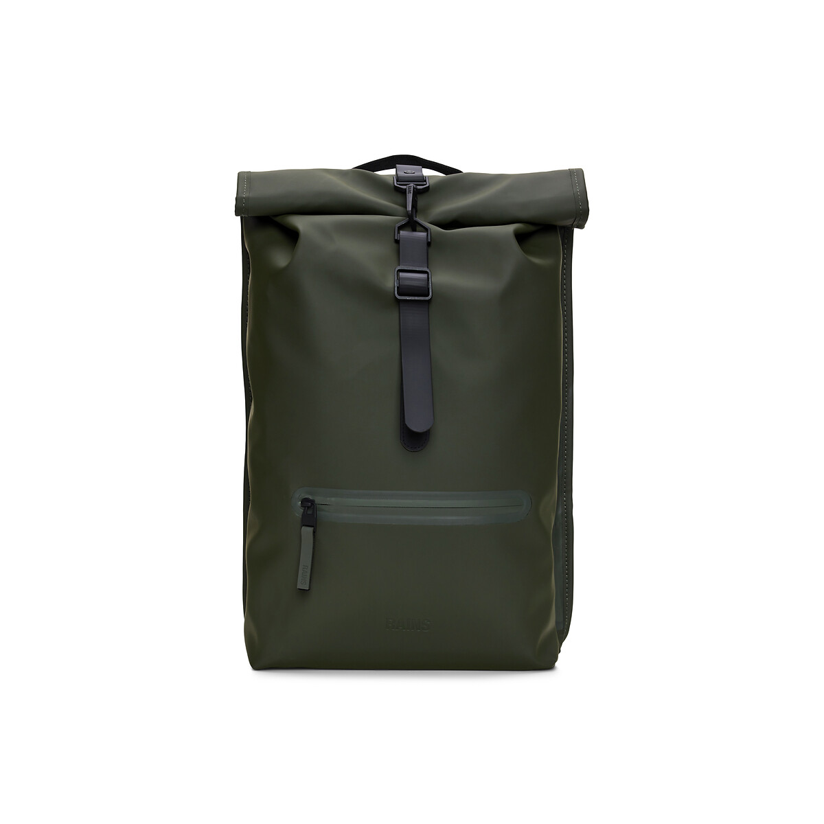 RAINS<br>Mochila unissex com fecho de enrolar