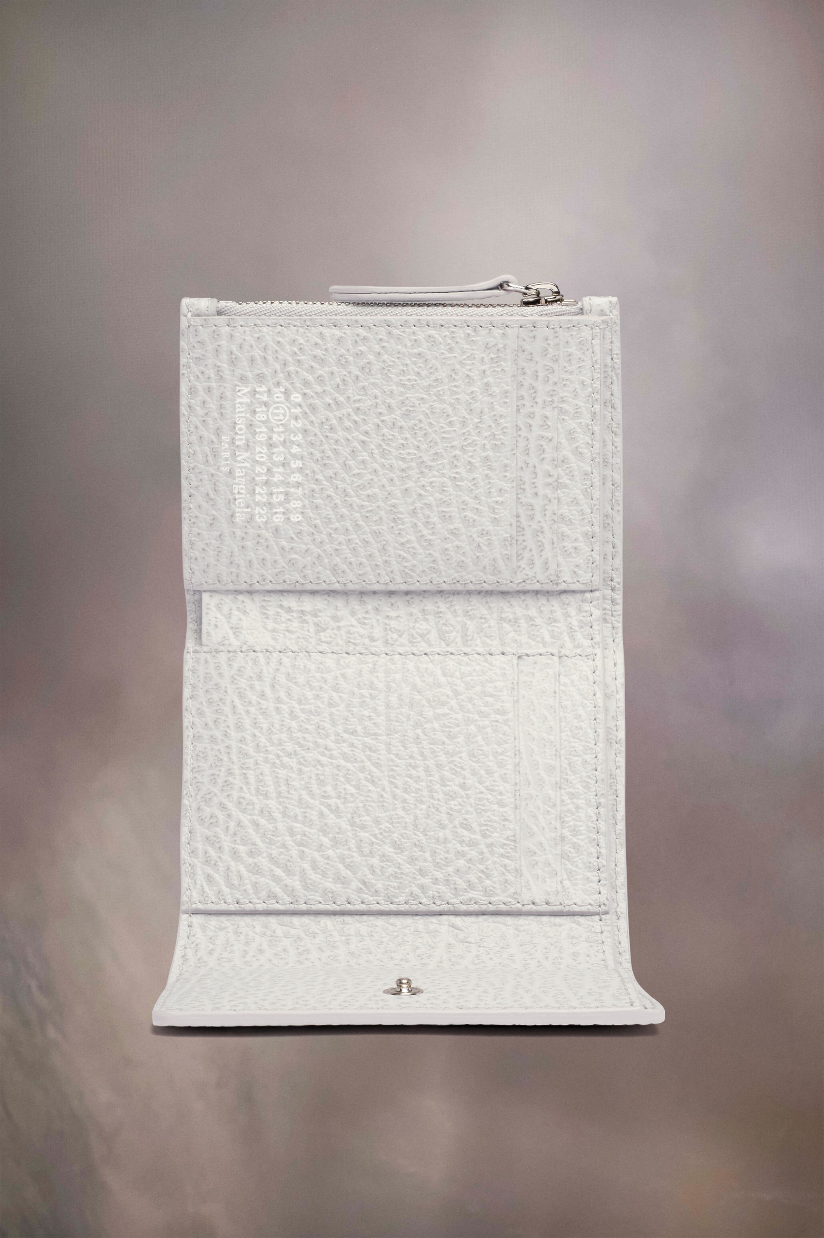 Portefeuille Four stitches cuir | Femme Blanc
