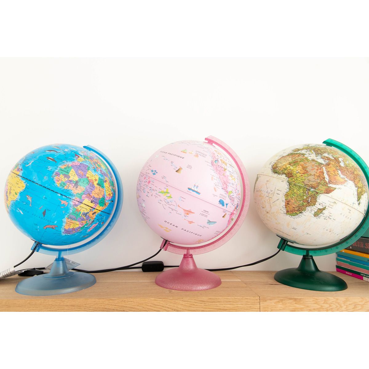 Globe terrestre lumineux vert Petit toi
