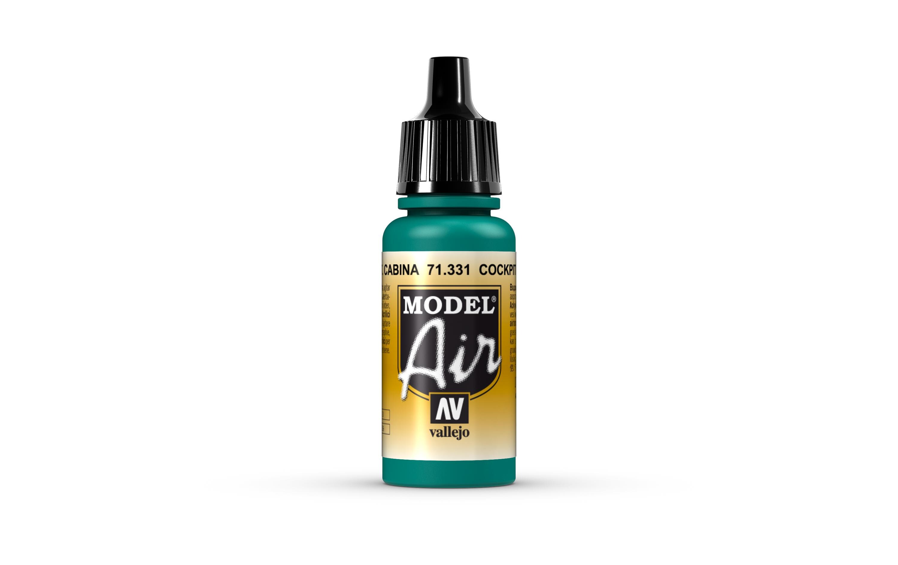 Airbrushfarbe Cockpit Emerald Grün “Faded” 17 mlAcryl Model Air Color für Airbrush