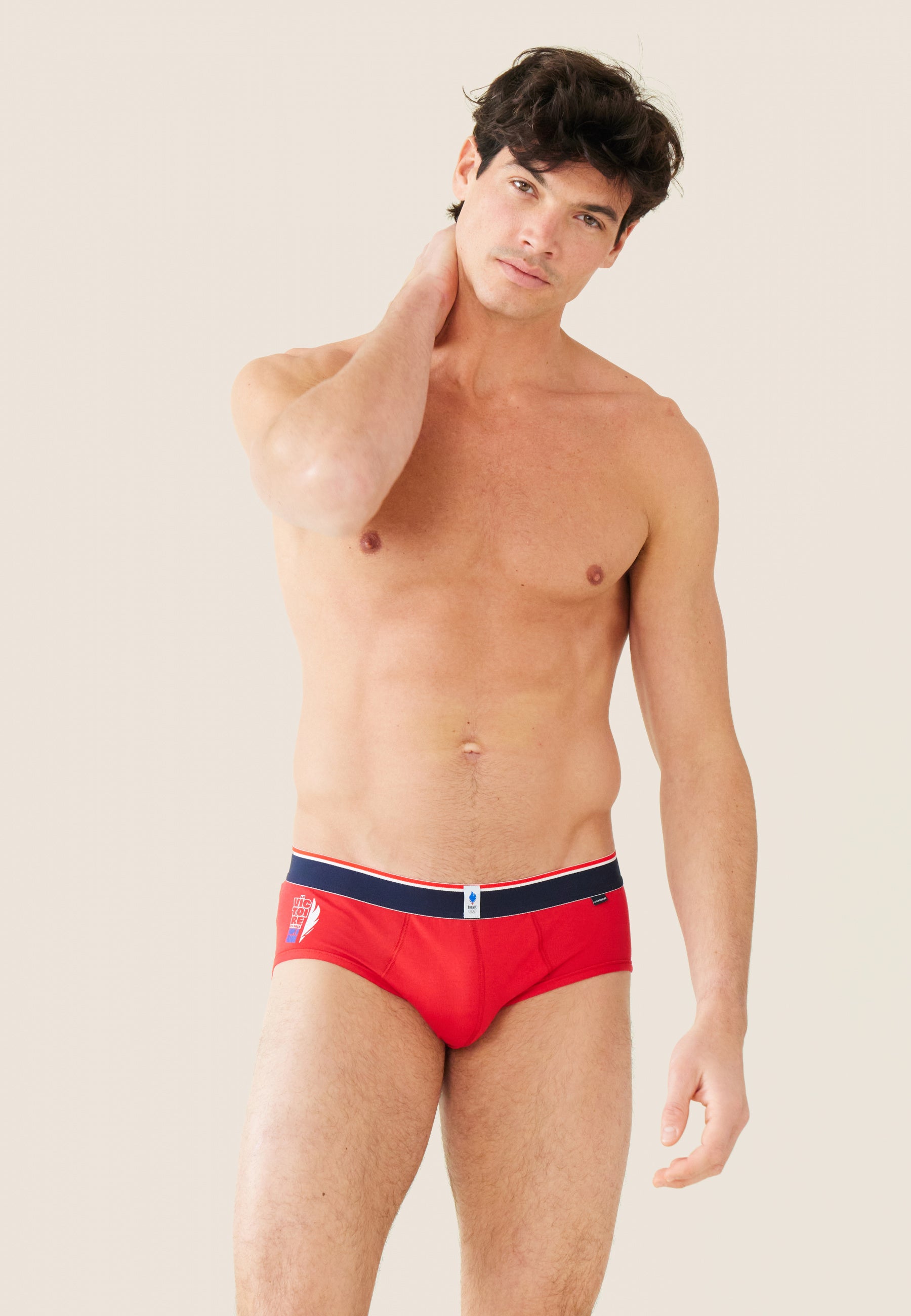 Slip en coton-Terrible Rouge Victoire