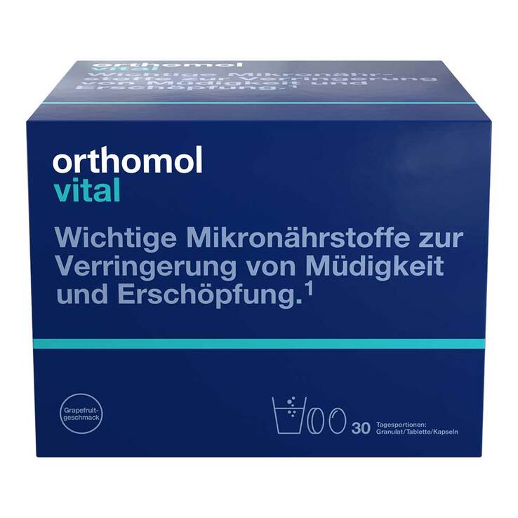 Orthomol Vital Granulat / Tablette / Kapseln Grapefru., 30 St