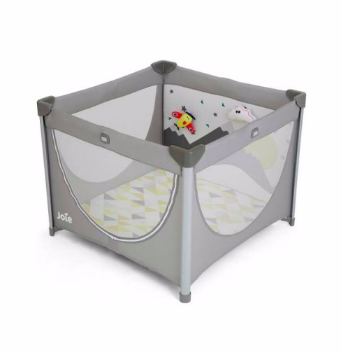 PARC FILET CHEER LITTLE EXPLORER - Blanc/Gris/Jaune