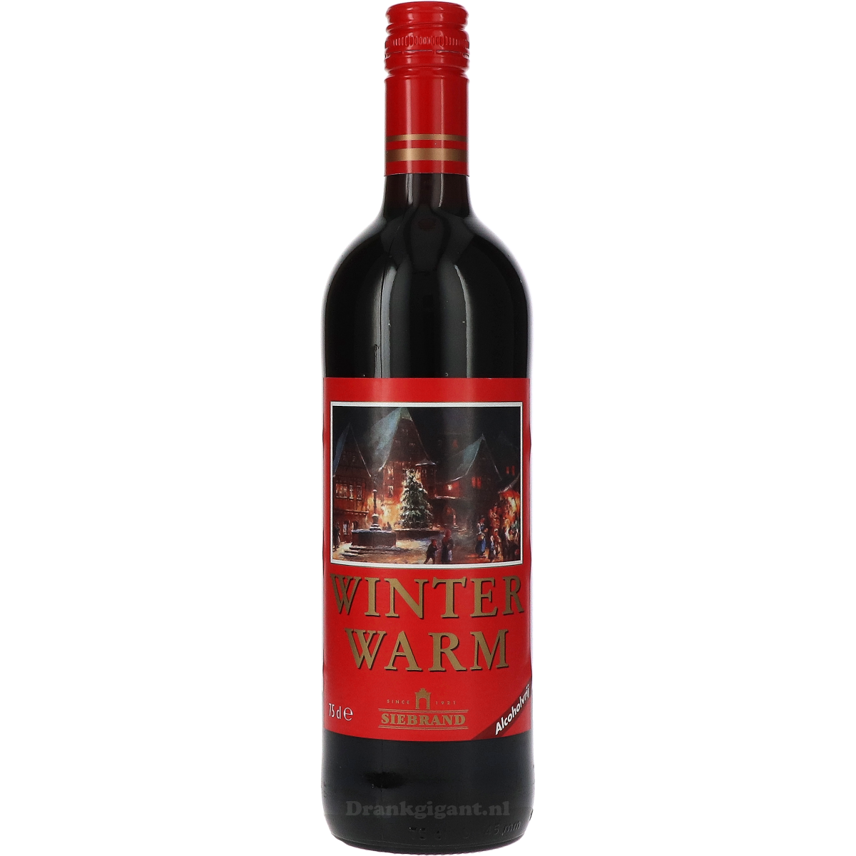 Winter Warm Gluhwein Siebrand Alcoholvrij 75 cl