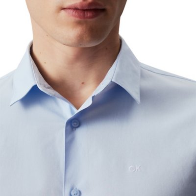 Chemise à manches longues homme Poplin Stretch Slim CALVIN KLEIN