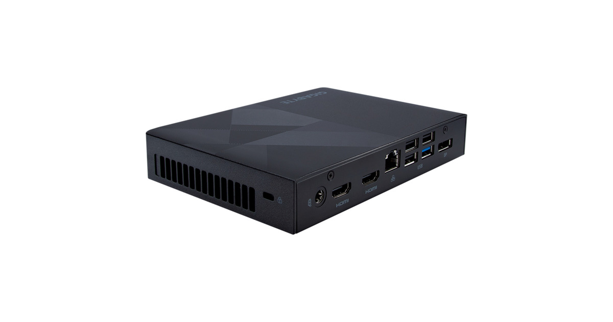 GIGABYTEBRIX GB-BNIP-N100 barebone  (Zwart | N100 | UHD Graphics 750)
