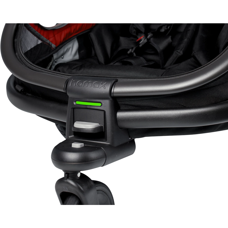 hamax Kinderfahrradanhänger Outback ONE mit Rückenlehnenverstellung Navy Blue 2022