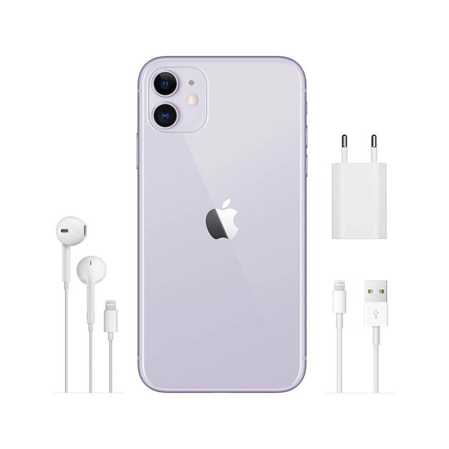 Apple iPhone 11 (mauve) - 64 Go · Reconditionné