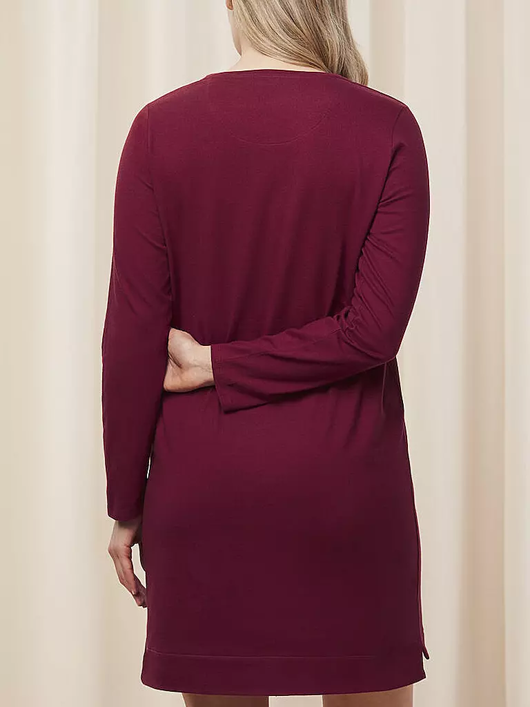 TRIUMPH Sleepshirt - Nachthemd WINTER MOMENTS dunkelrot