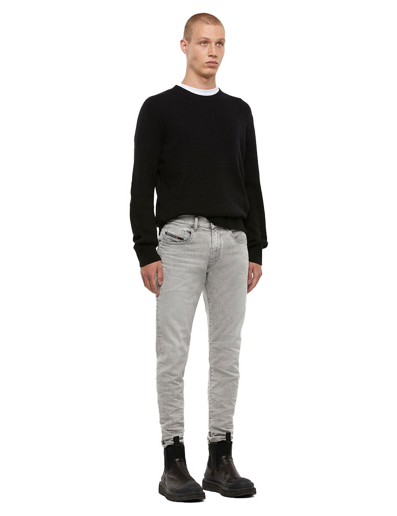 DIESEL JEAN HOMME D-STRUKT 69RE GRIS CLAIR