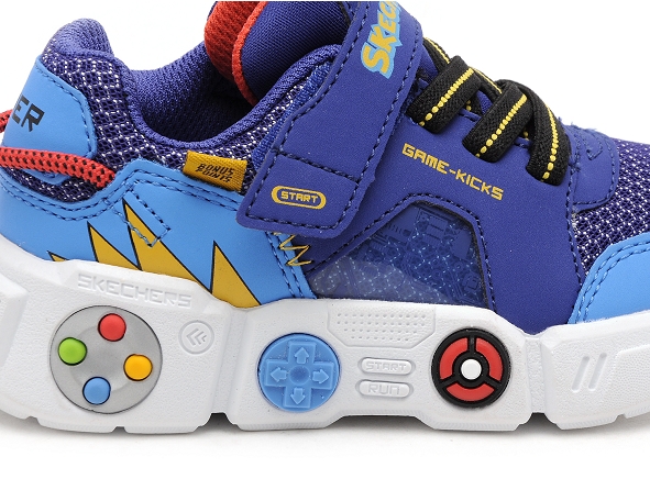 Skechers basses enfant 402262n bleu