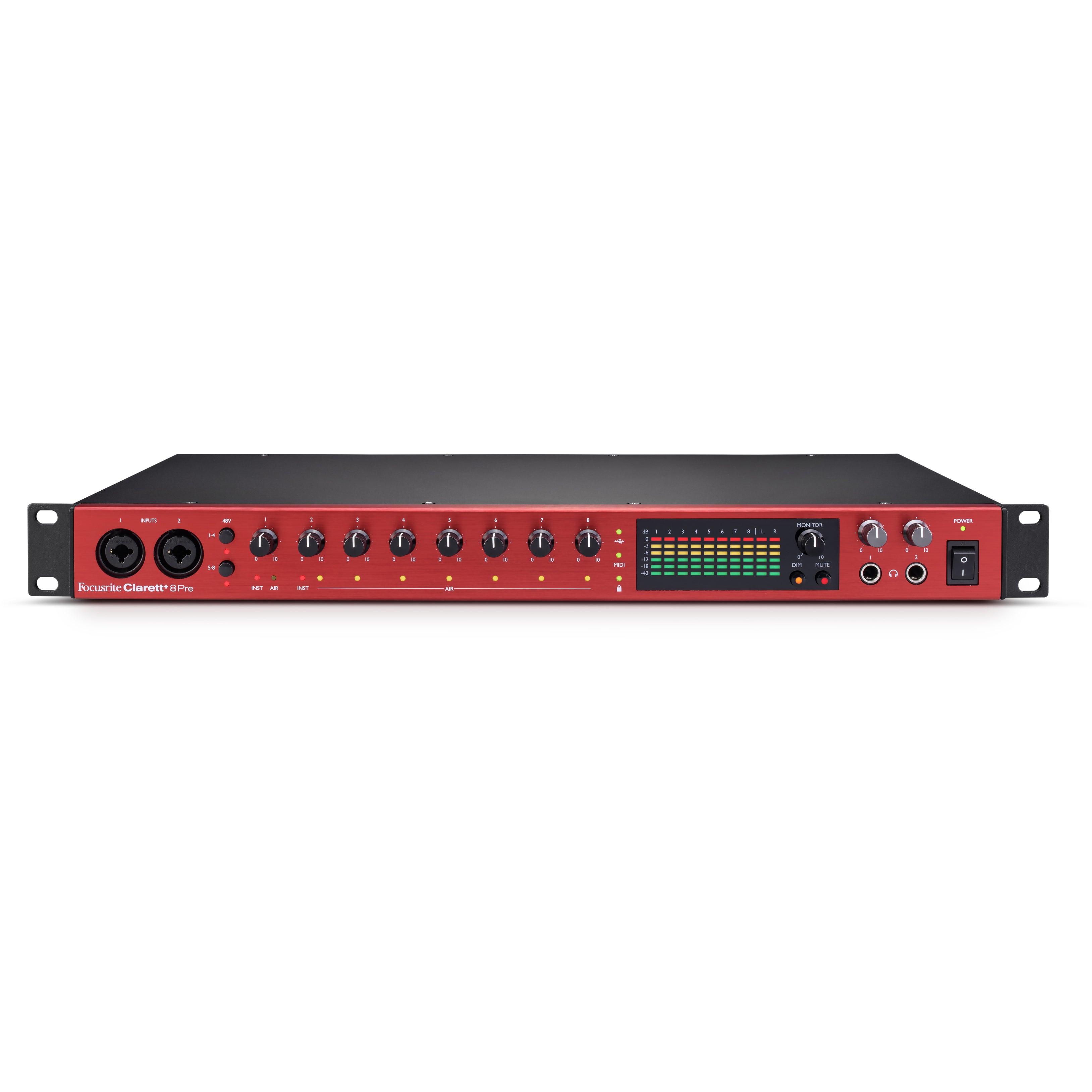 Focusrite Clarett+ 8Pre USB-C audio interface
