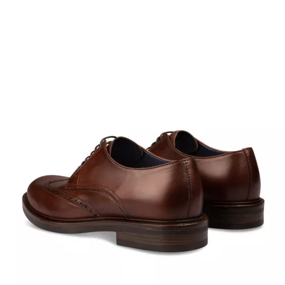 Derbies MARRON B-BLAKE CUIR