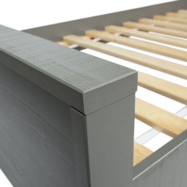 Woood Morris Bed Grenen Leem 90 x 200 Cm