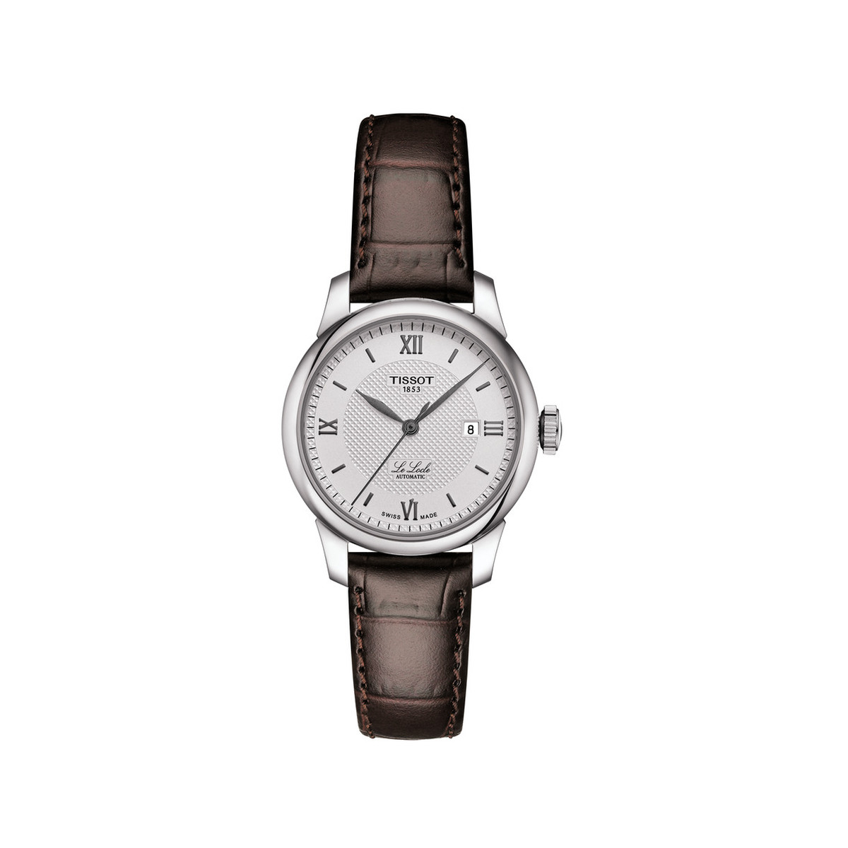 Montre Tissot femme acier cuir marron