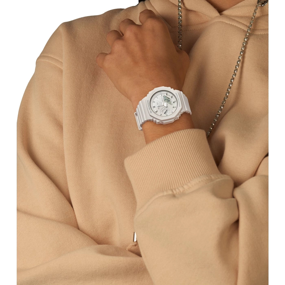 Montre G-SHOCK femme bracelet résine blanche