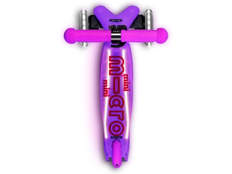Micro Mobility Kickboard Mini Micro Deluxe Glow Plus LED Pi Scooter für Kinder
