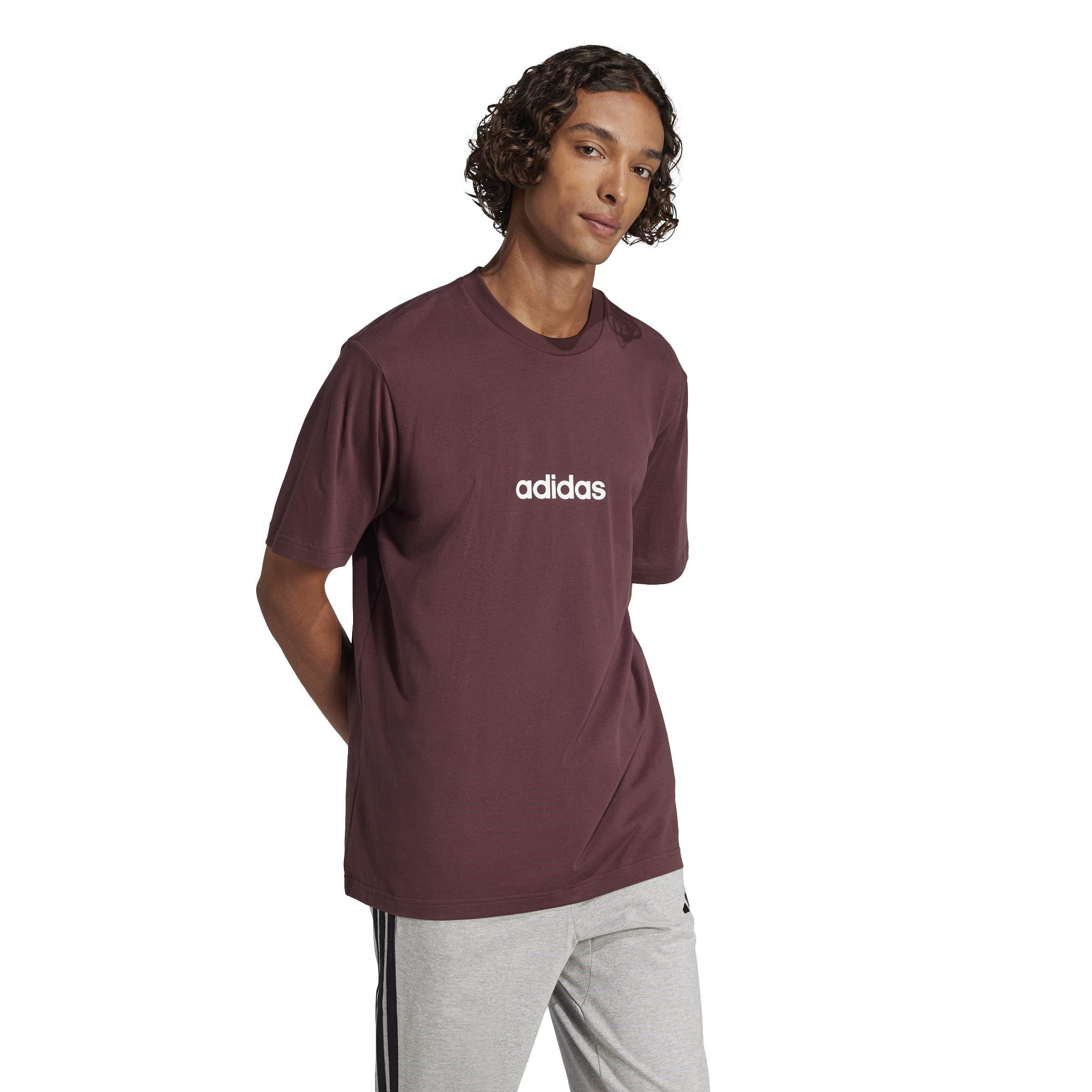 adidas Essentials Linear Single Jersey T shirt Adults