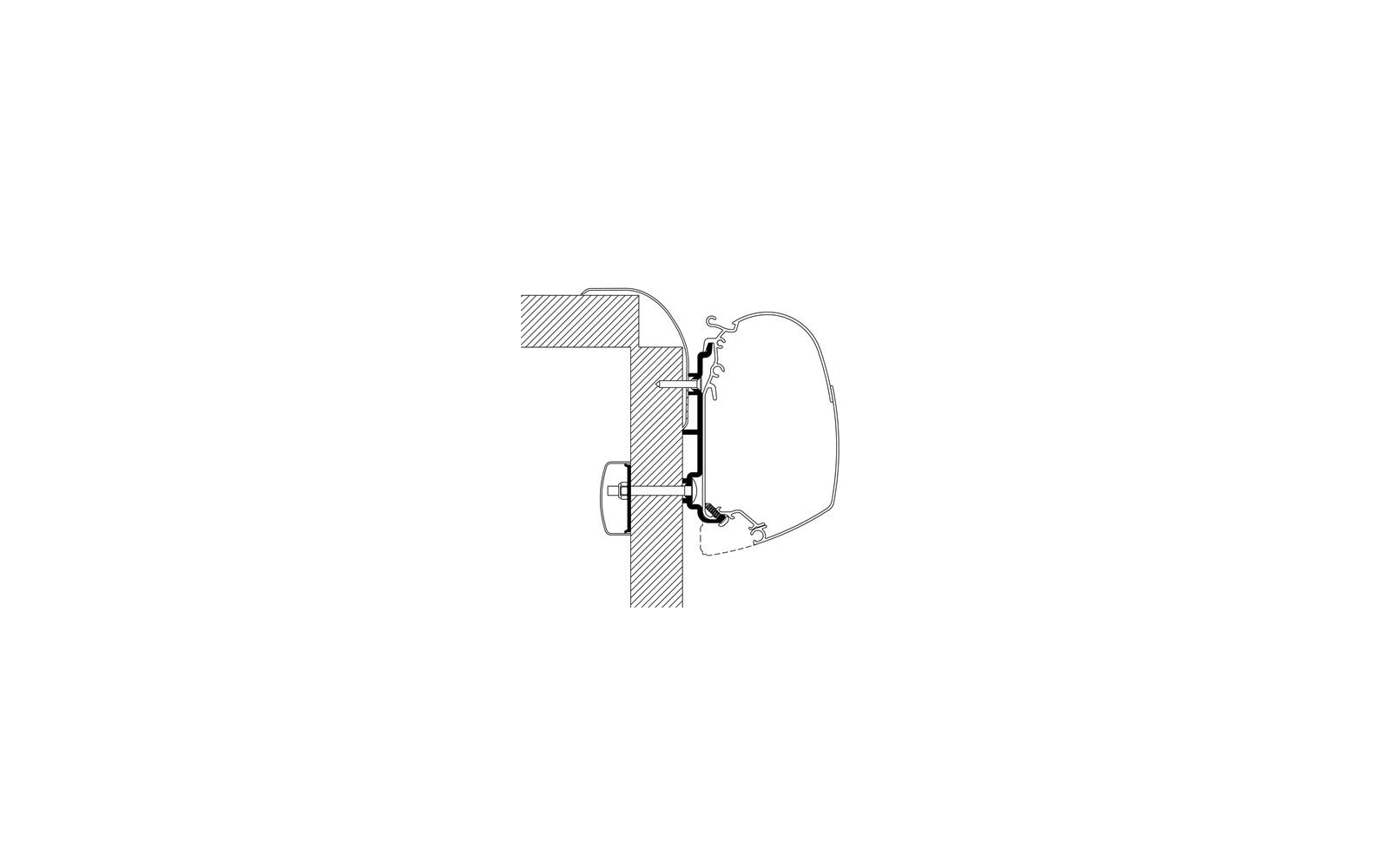 Thule Adapter Frankia 3,5 Meter