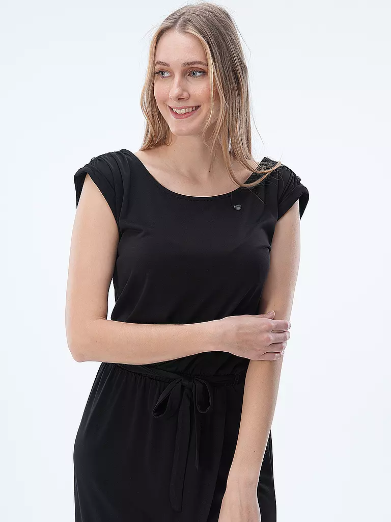 RAGWEAR Midikleid ETHANY schwarz