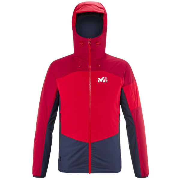 Veste de ski MILLET M WHITE INS JKT M SAPHIR/DEEP RED