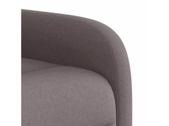 Fauteuil de massage inclinable Taupe Tissu