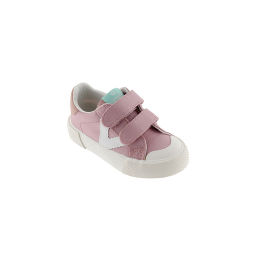 Tênis Victoria Tribu em nylon com logo contrastante e fechamento duplo em velcro.