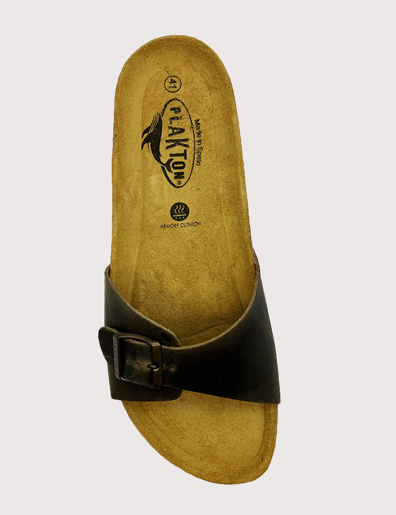 PLAKTON MULES HOMME SIMPLE BRIDE KAKI