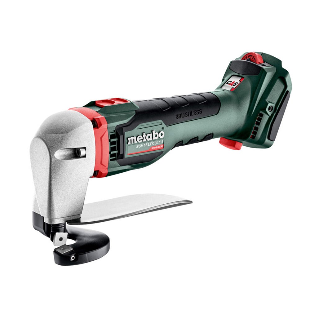Tesoura de metal sem fio METABO SCV 18 LTX BL 1.6 para pele 601615850