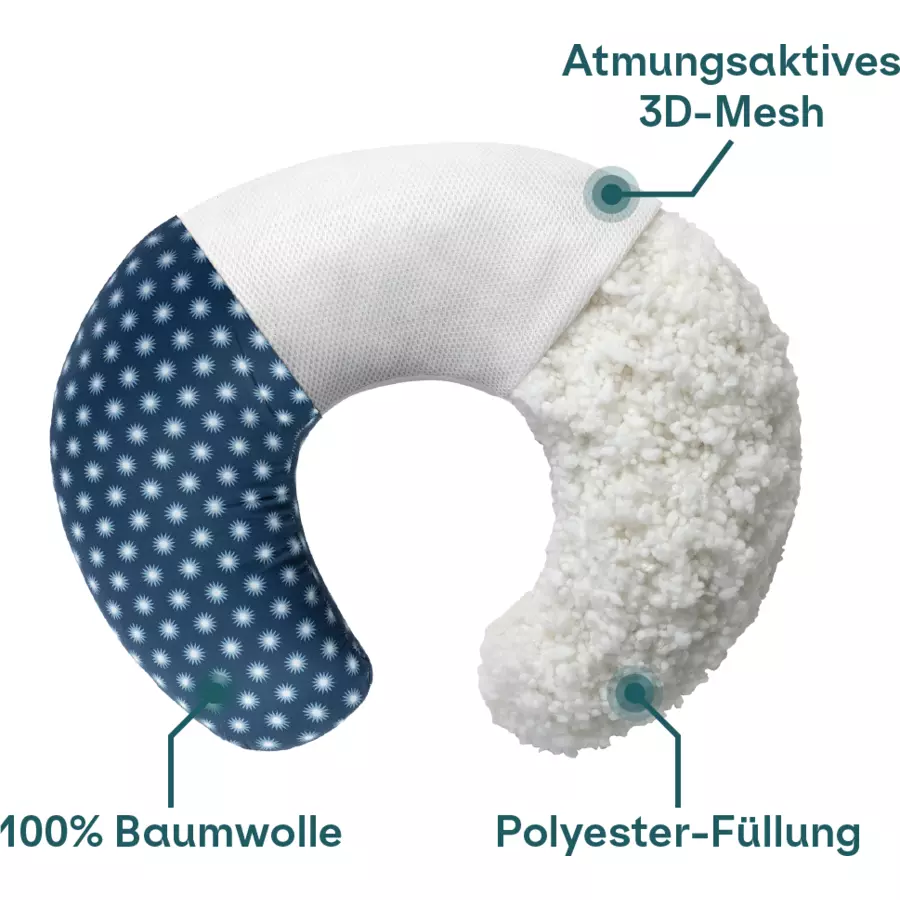 KOALA BABYCARE®Stillkissen Hug Baby - blau
