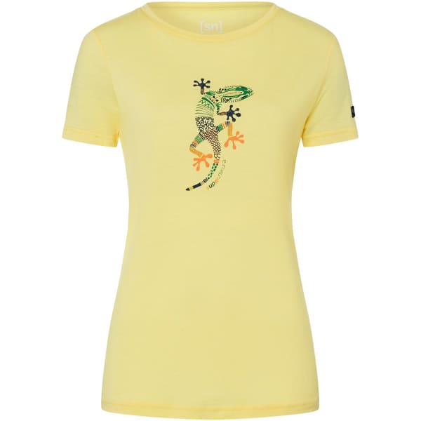T-shirt randonnée SUPER.NATURAL W EL GECKO YELLOW IRIS/VARIOUS