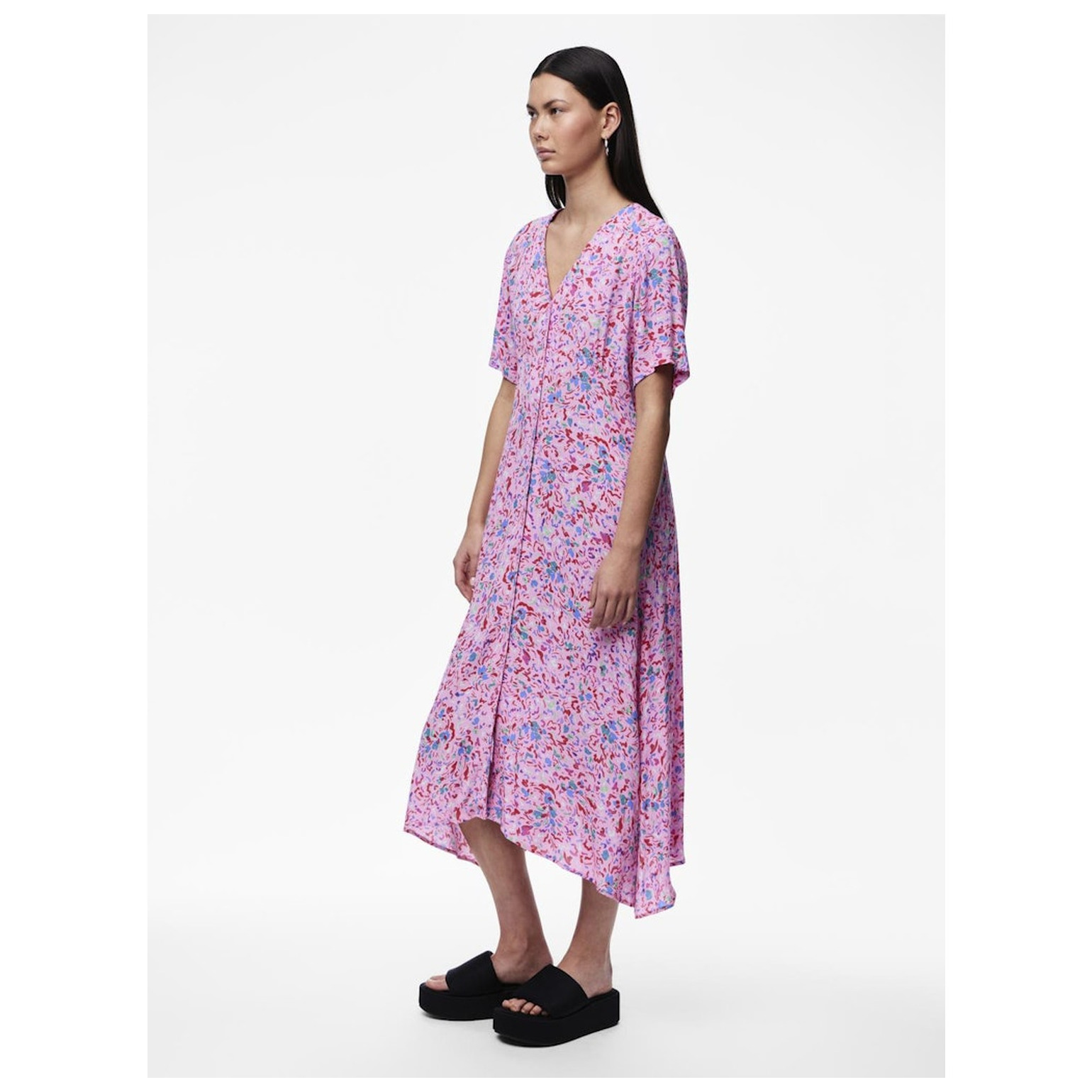 Pieces PCARINE SS MIDI DRESS BC