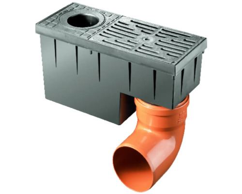 Marley regenafvoerbox RSK 2000 F.75-110 mm met KG-bocht 380 x 157 x 197 mm