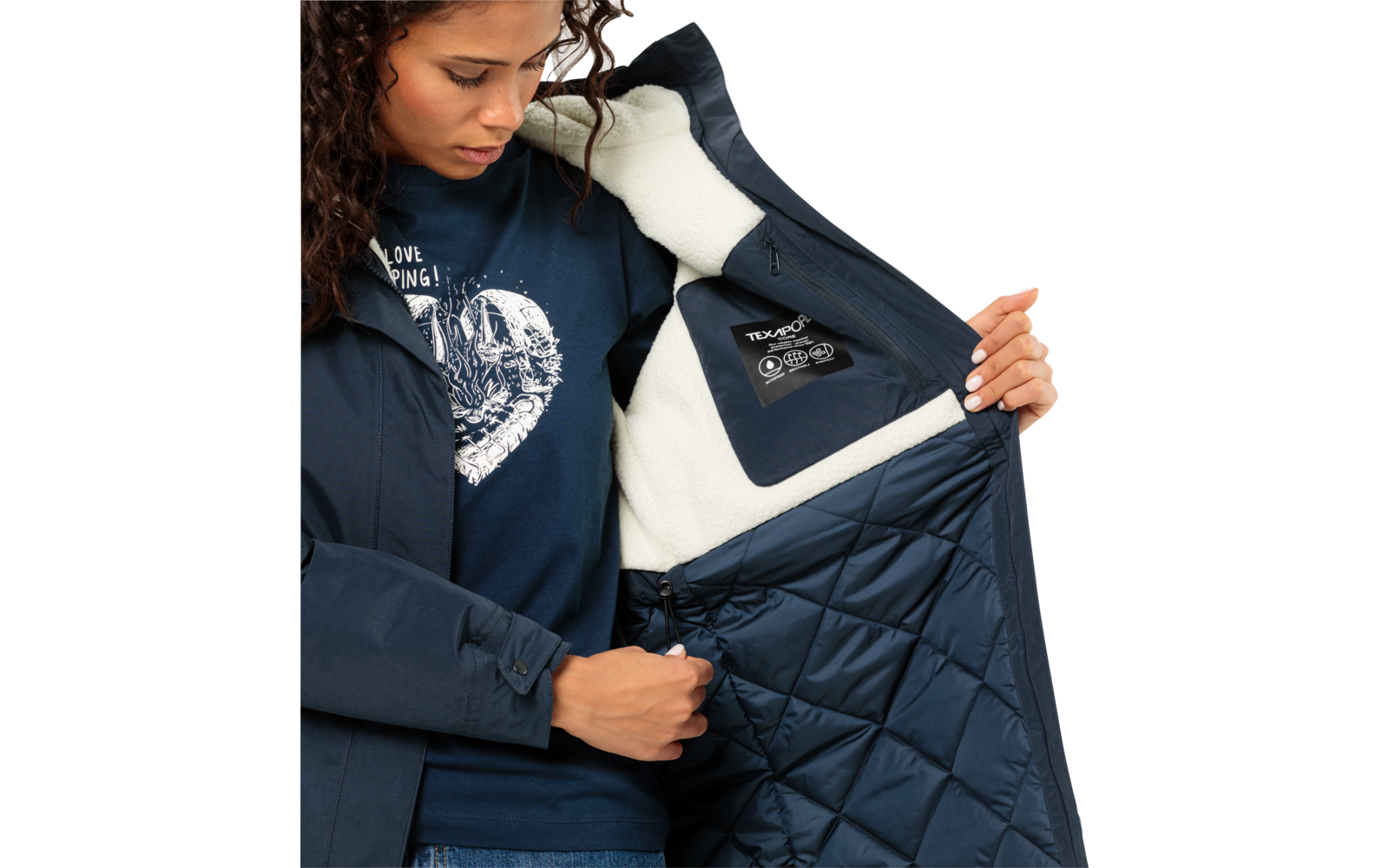 Jack Wolfskin Talforst Parka Damen Wintermantel