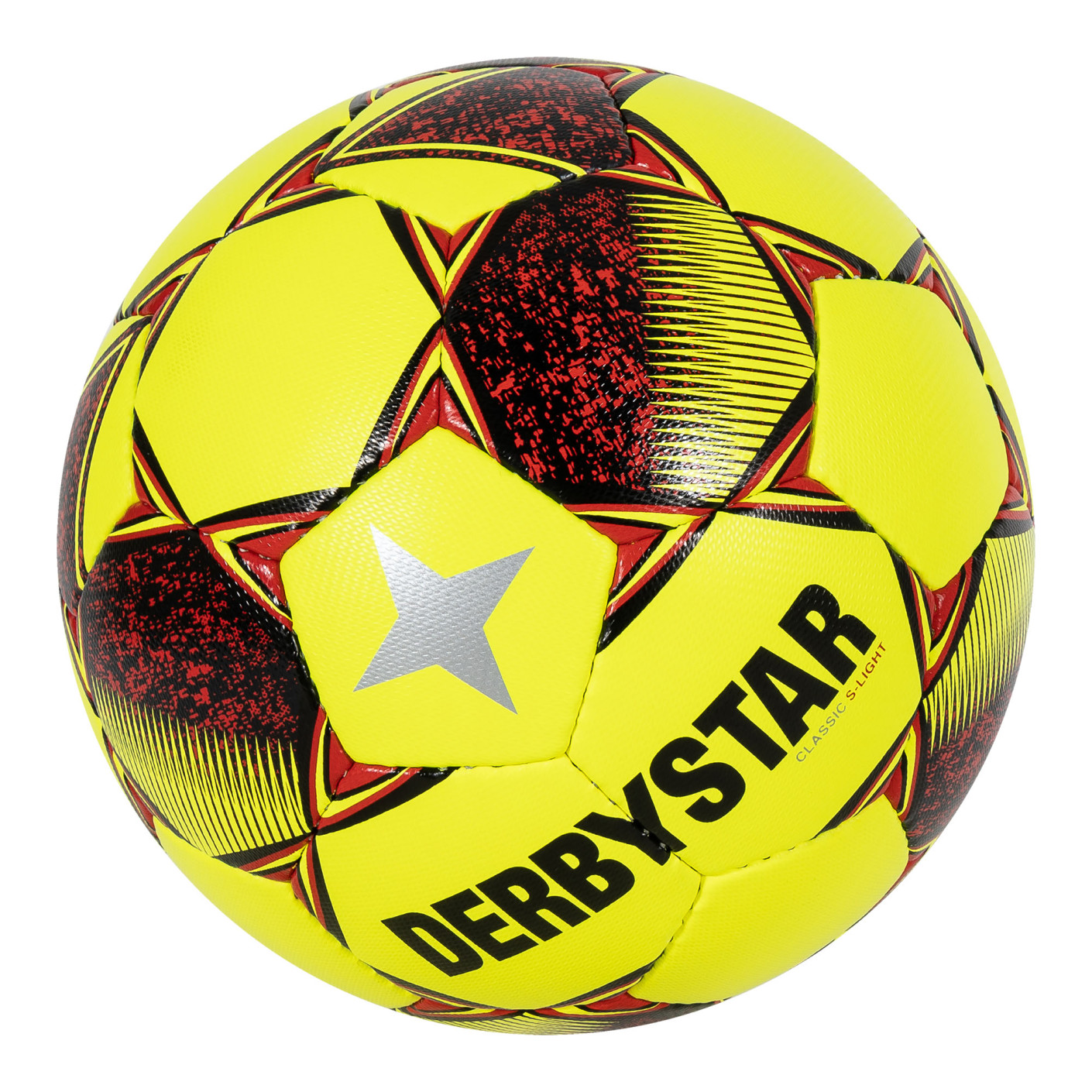 Derbystar Classic Super Light II Kunstgras Voetbal Maat 5 Geel Rood Zwart